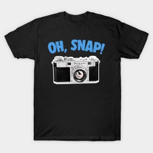 Oh Snap / Camera Geek Gift Design T-Shirt